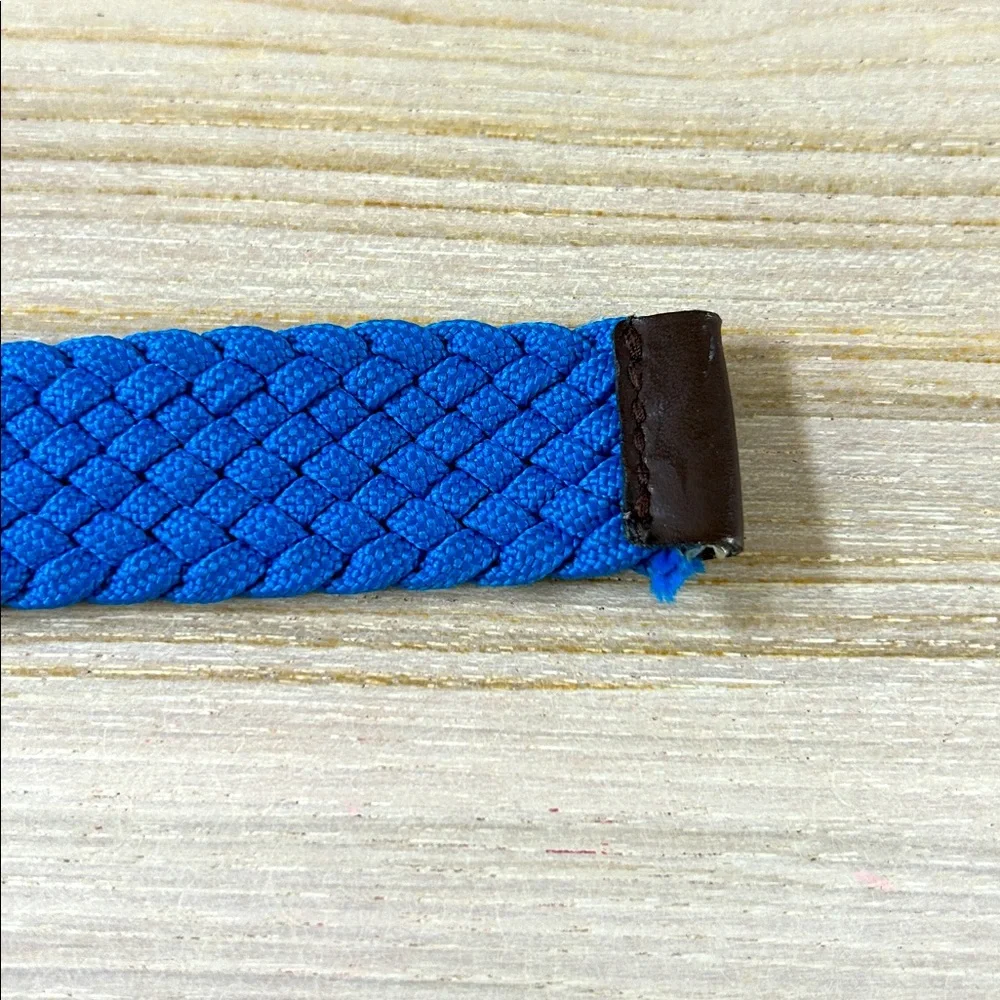 Baby GAP Electric Blue Braided Belt with Silver Buckle